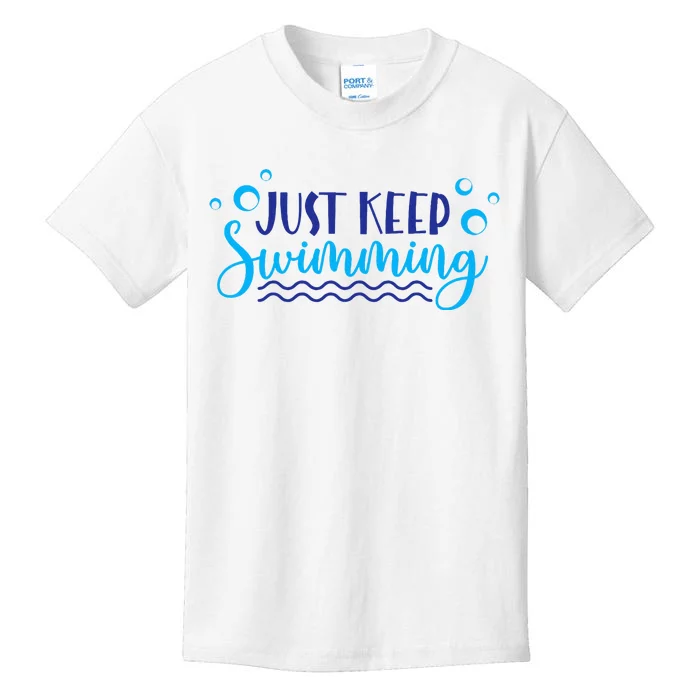 Just Keep Swimming I Love Swim Kids T-Shirt