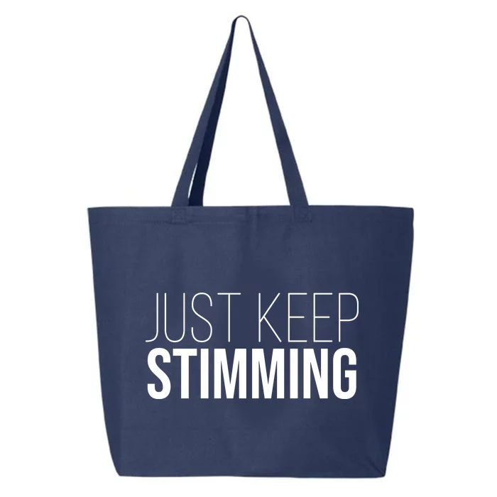 Just Keep Swimming Positive Quote 25L Jumbo Tote