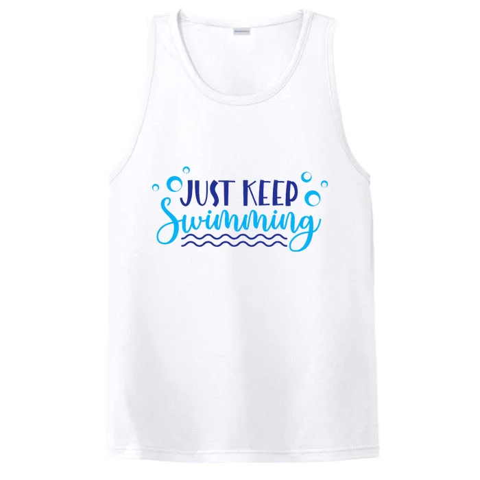 Just Keep Swimming I Love Swim Performance Tank