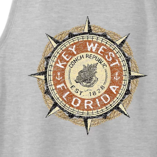 JCombs Key West Florida Conch Republic Ladies Tri-Blend Wicking Tank