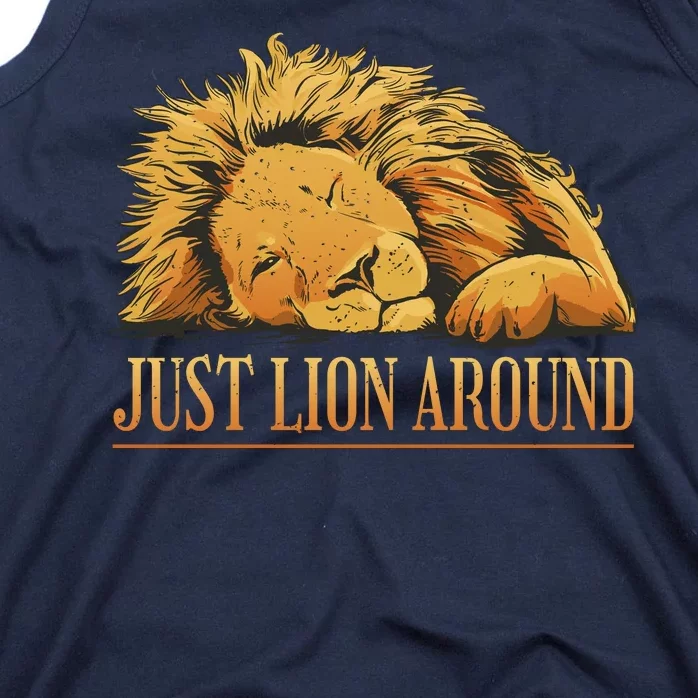 Just Lion Around Lazy Cute Tank Top