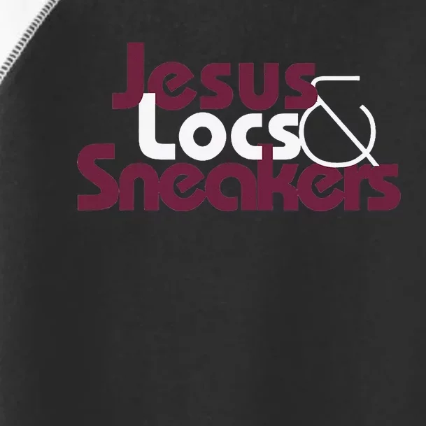 Jesus Locs and Sneakers Cool Toddler Fine Jersey T-Shirt