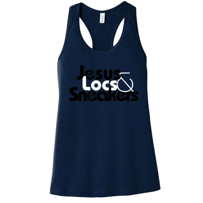 Jesus Locs And Sneakers Women's Racerback Tank