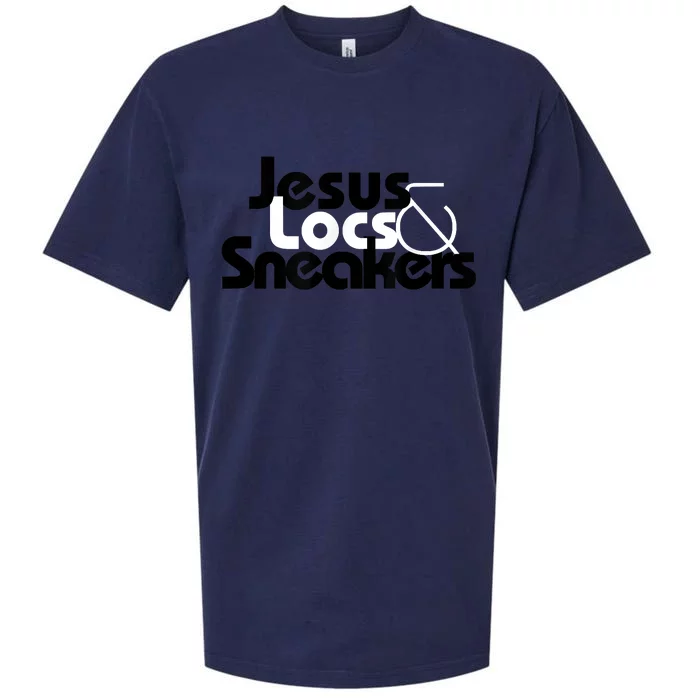 Jesus Locs And Sneakers Sueded Cloud Jersey T-Shirt