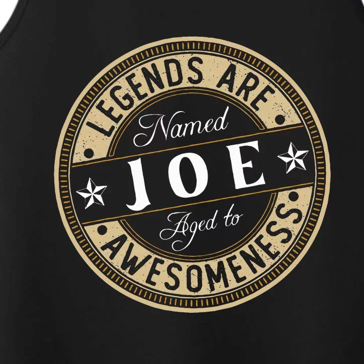 Joe Legends Are Named Joe Performance Tank