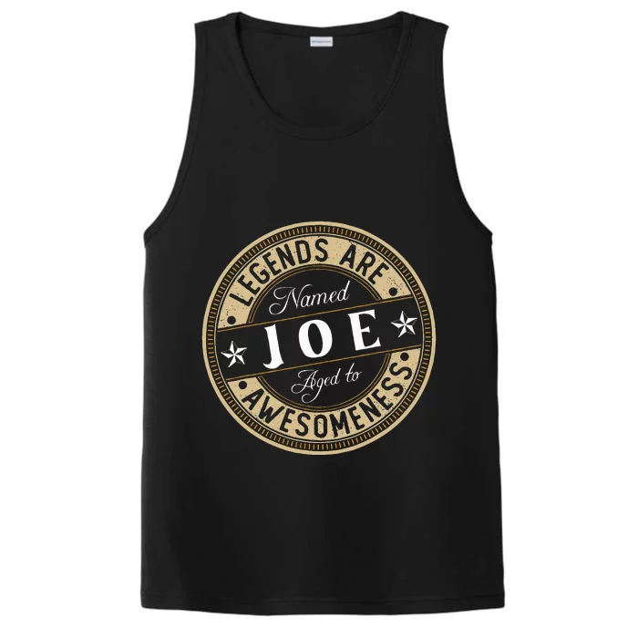 Joe Legends Are Named Joe Performance Tank