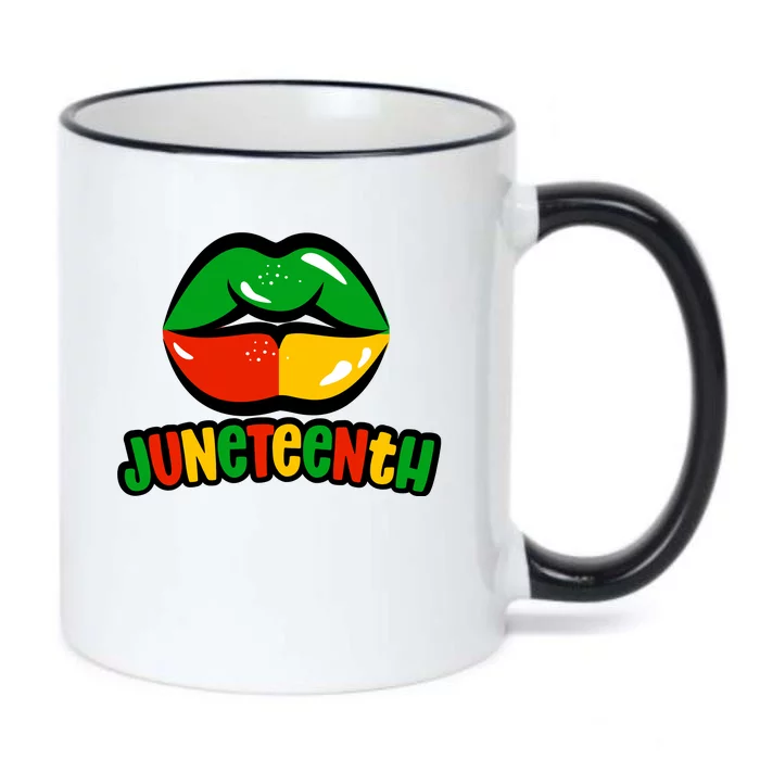 Juneteenth Lips Black History Month Black Color Changing Mug