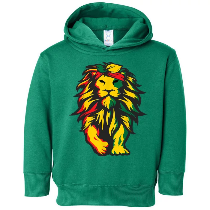 Juneteenth Lion Black History African American Toddler Hoodie