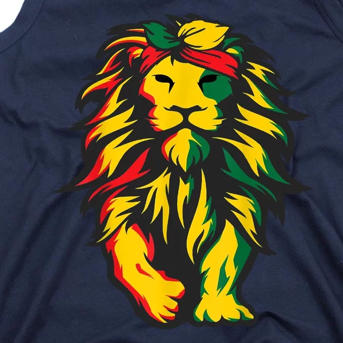 Juneteenth Lion Black History African American Tank Top