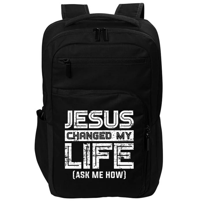 Jesus Lord Christianity Faith Gift God Savior Jesus Impact Tech Backpack