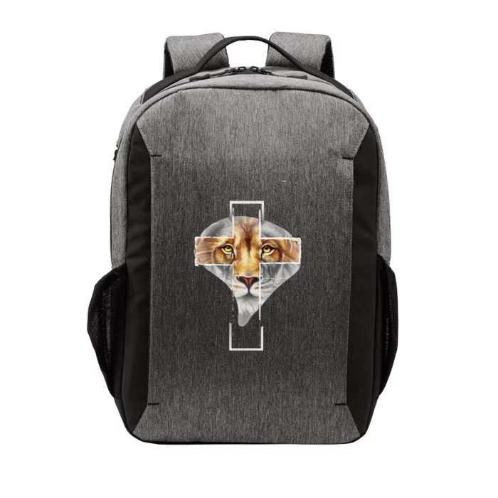 Judah Lion Cross Jesus Christ Religious Faith In God Vector Backpack