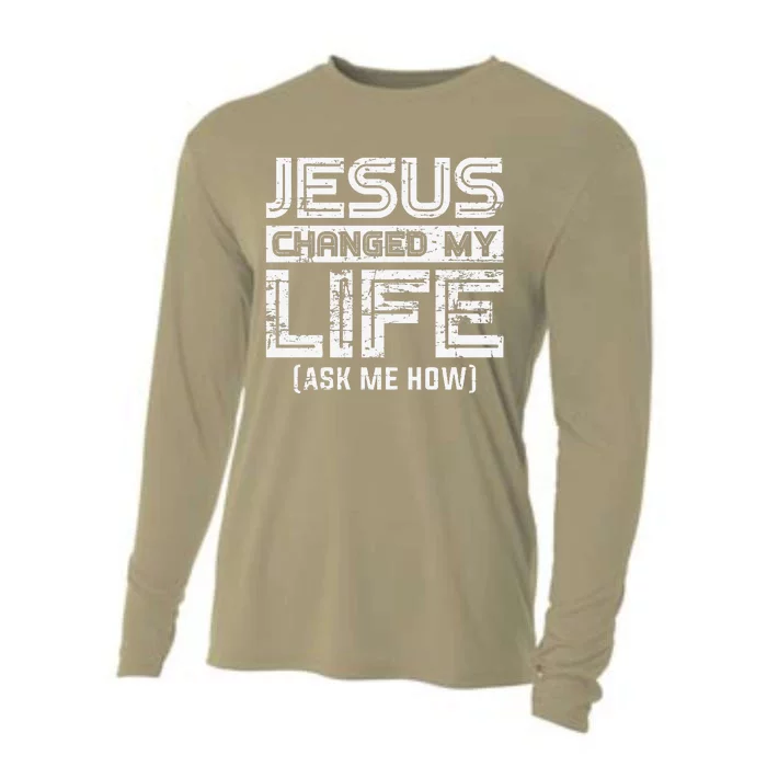 Jesus Lord Christianity Faith Gift God Savior Jesus Cooling Performance Long Sleeve Crew