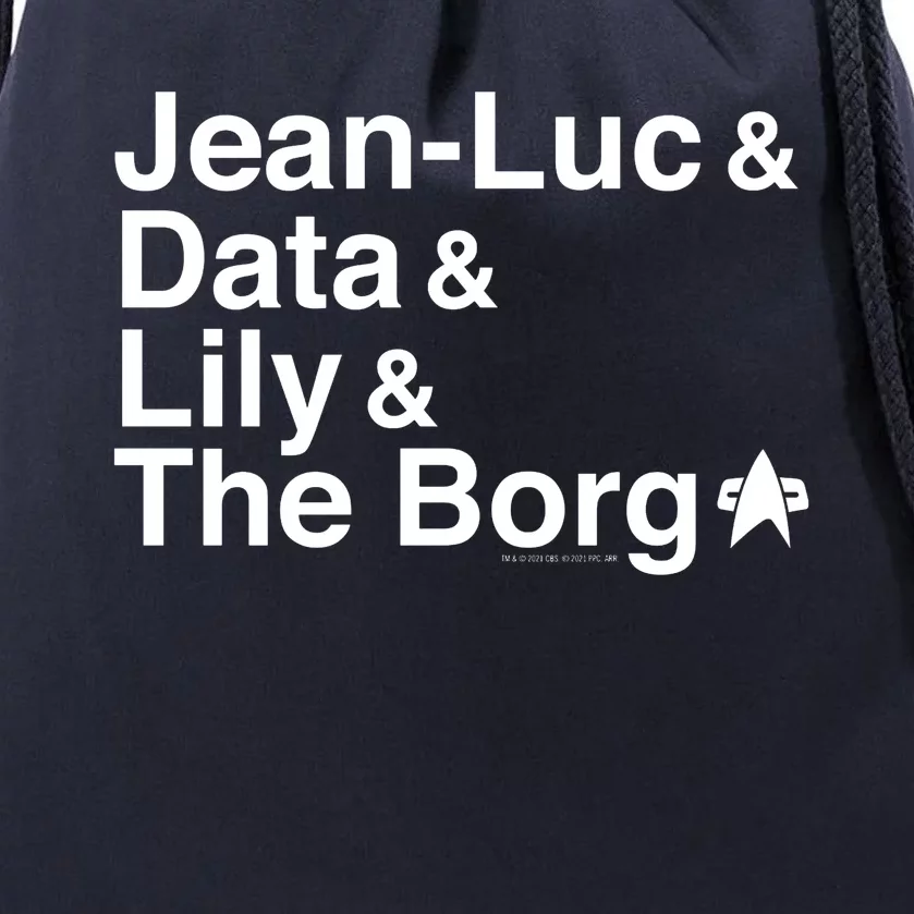 Jean Luc Data Lily The Borg Drawstring Bag