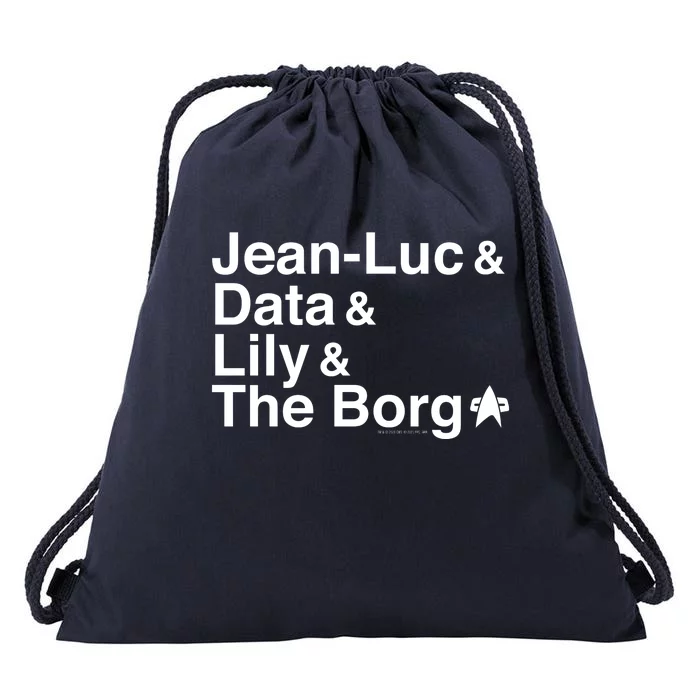 Jean Luc Data Lily The Borg Drawstring Bag