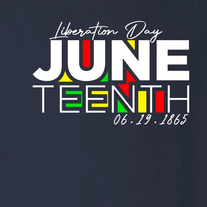 Juneteenth Liberation Day Since 1865 Toddler Long Sleeve Shirt