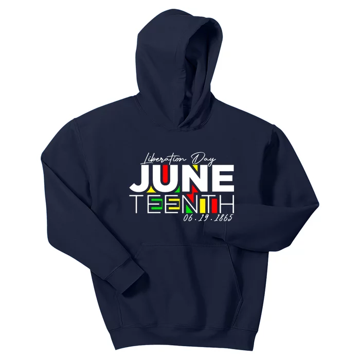 Juneteenth Liberation Day Since 1865 Kids Hoodie