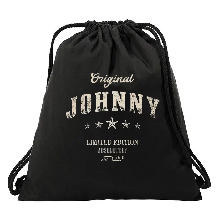 Johnny Limited Edition Drawstring Bag