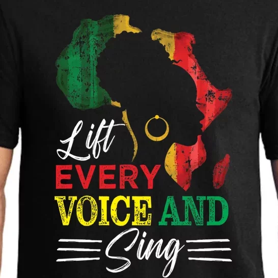 Juneteenth Lift Every Voice Sing Black History Month Anthem Gift Pajama Set