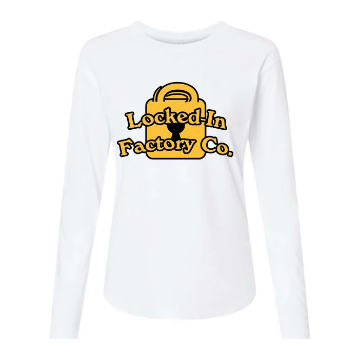 Jonybrony Lockedin Factory Co Womens Cotton Relaxed Long Sleeve T-Shirt