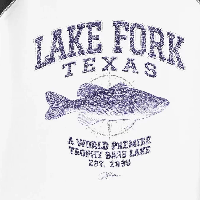 JCombs Lake Fork TX With Largemouth Bass Infant Baby Jersey Bodysuit