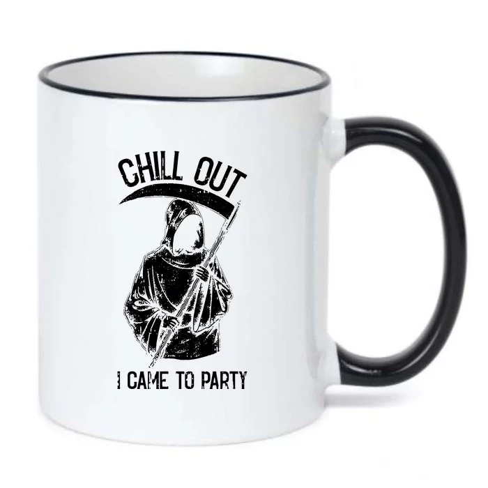 Juniors Lost Gods Halloween Chill Out I Came To Party Black Color Changing Mug