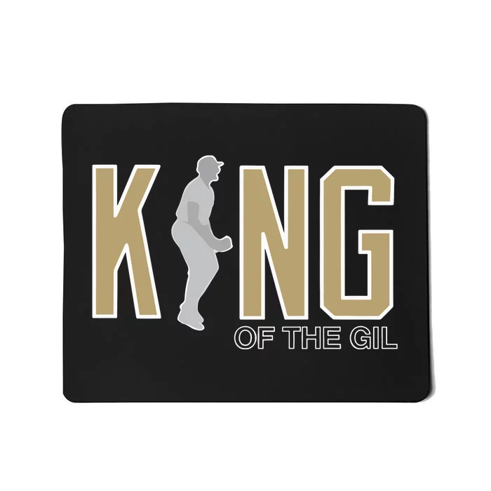 Jeffpassan Luis Gil King Of The Gil Gold Mousepad