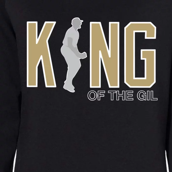 Jeffpassan Luis Gil King Of The Gil Gold Womens California Wash Sweatshirt