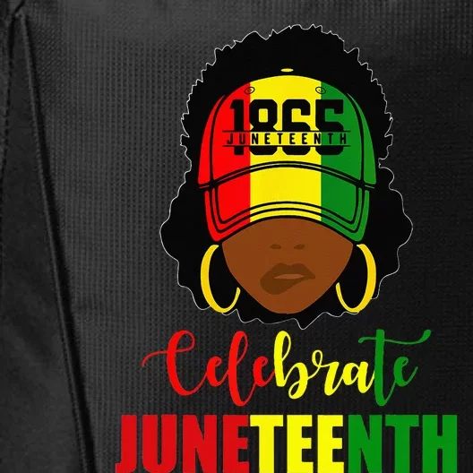 Juneteenth Loc'd Hair Remembering My Ancestors City Backpack