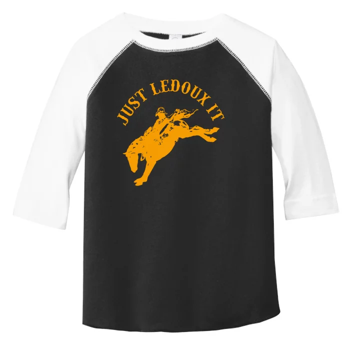 Just Ledoux It Cowboy Whiskey Wine Lover Toddler Fine Jersey T-Shirt