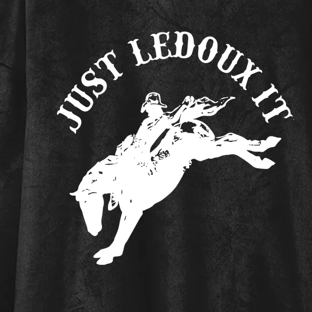 Just Ledoux It Cowboy Whiskey Wine Lover Hooded Wearable Blanket