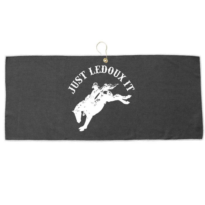 Just Ledoux It Cowboy Whiskey Wine Lover Large Microfiber Waffle Golf Towel