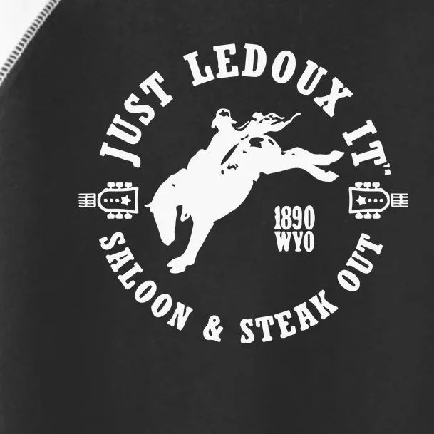 Just Ledoux It Just Ledoux It Cowboy Whiskey Wine Lover Toddler Fine Jersey T-Shirt