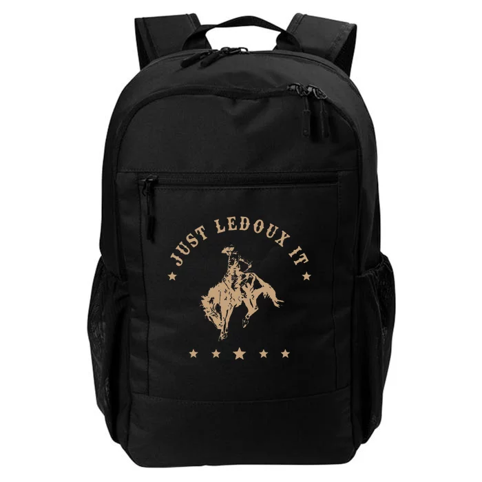 Just Ledoux It Cowboy Whiskey Wine Lover Daily Commute Backpack