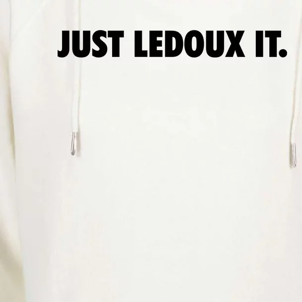 Just Ledoux It Cowboy Whiskey Rodeo Wine Lover Womens Funnel Neck Pullover Hood