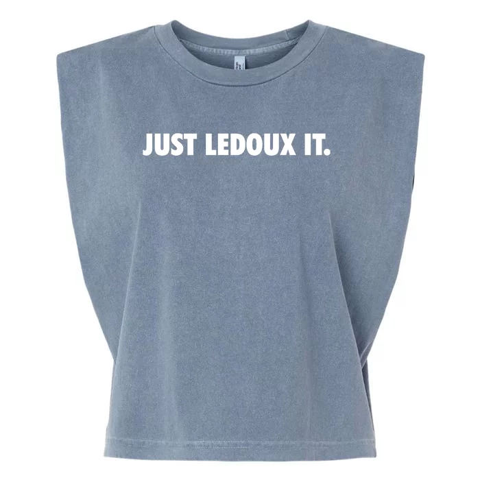 Just Ledoux It Cowboy Whiskey Rodeo Wine Lover Garment-Dyed Women's Muscle Tee