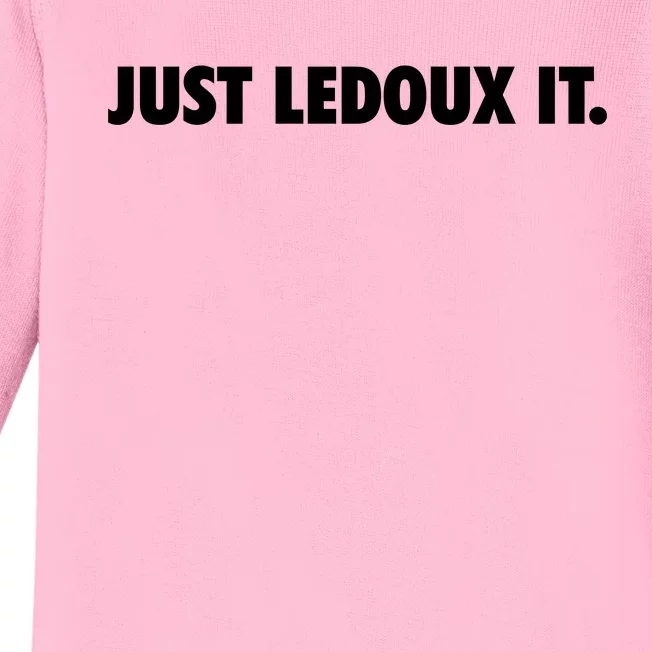 Just Ledoux It Cowboy Whiskey Rodeo Wine Lover Baby Long Sleeve Bodysuit