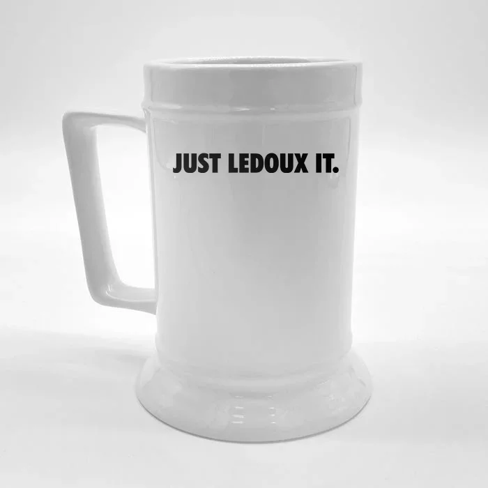 Just Ledoux It Cowboy Whiskey Rodeo Wine Lover Front & Back Beer Stein