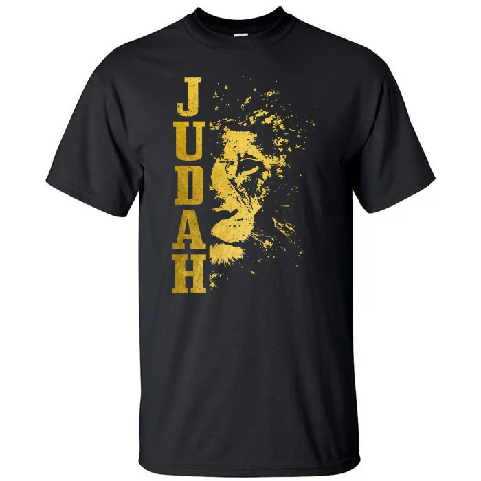 Judah Lion Israelite Vintage Men Women Reggae Israel Hebrew Tall T-Shirt