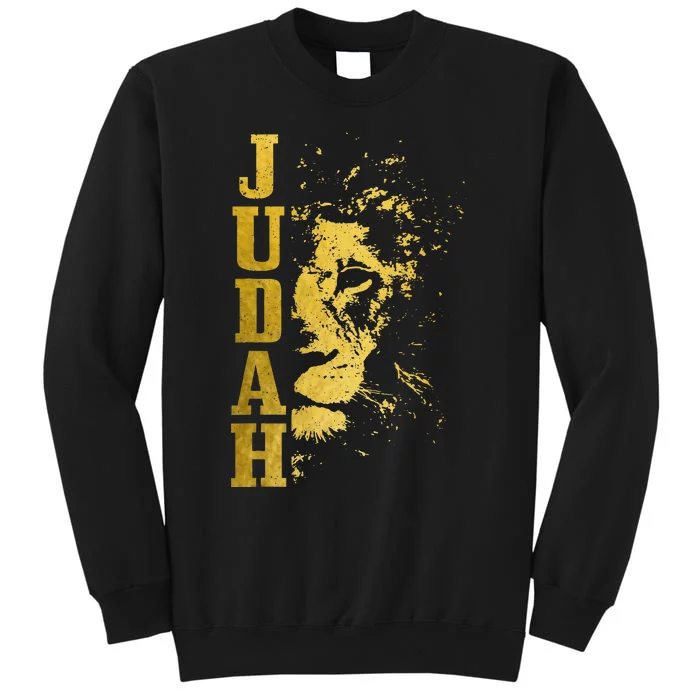 Judah Lion Israelite Vintage Men Women Reggae Israel Hebrew Tall Sweatshirt