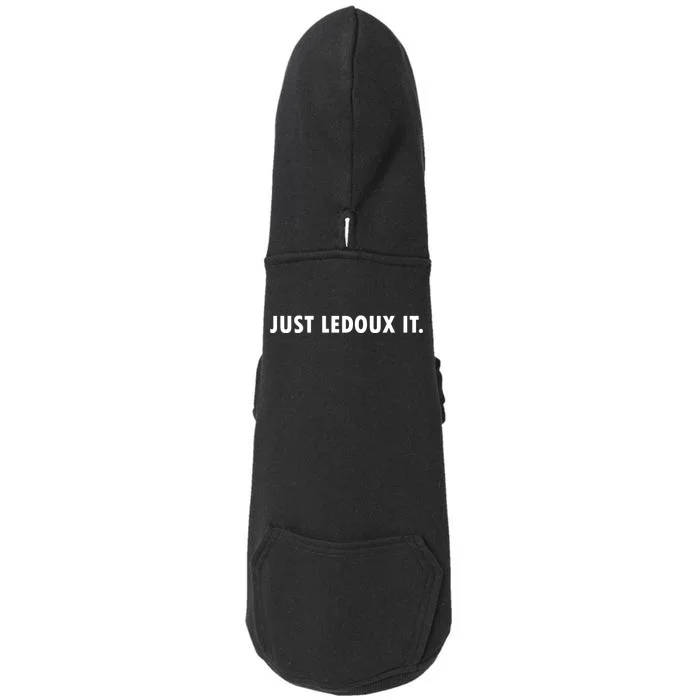 Just Ledoux It Cowboy Whiskey Rodeo Wine Lover Doggie 3-End Fleece Hoodie