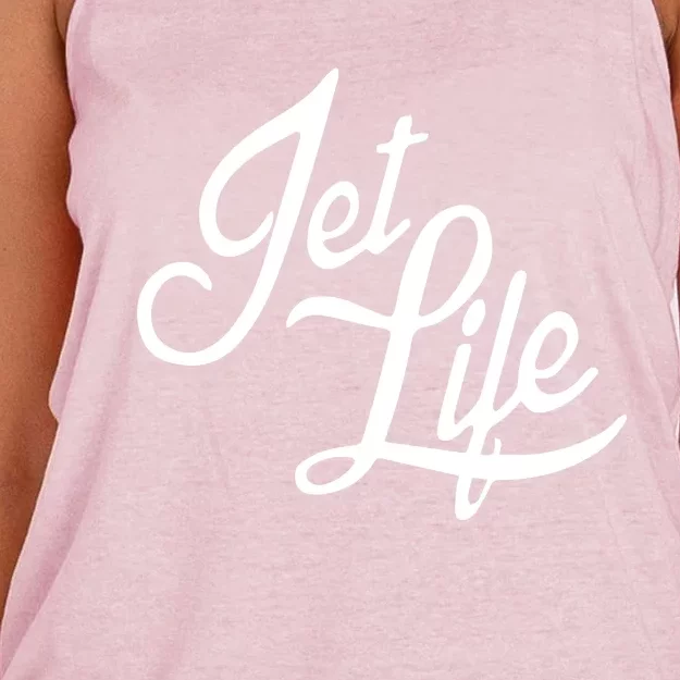 Jet Life Women's Knotted Racerback Tank