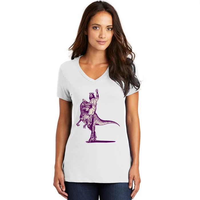 Jesus Lizard Women's V-Neck T-Shirt