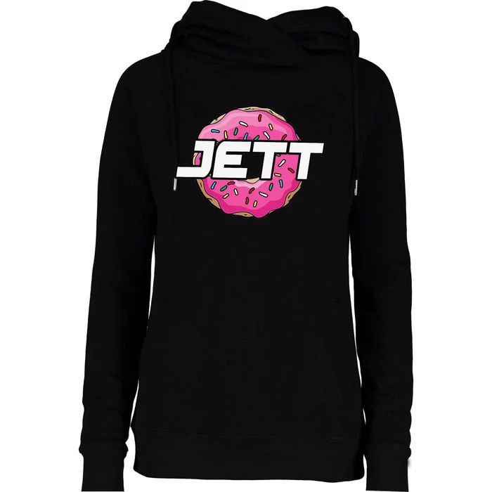 Jett Lawrence JL18 Motocorss Supercross Donut Womens Funnel Neck Pullover Hood