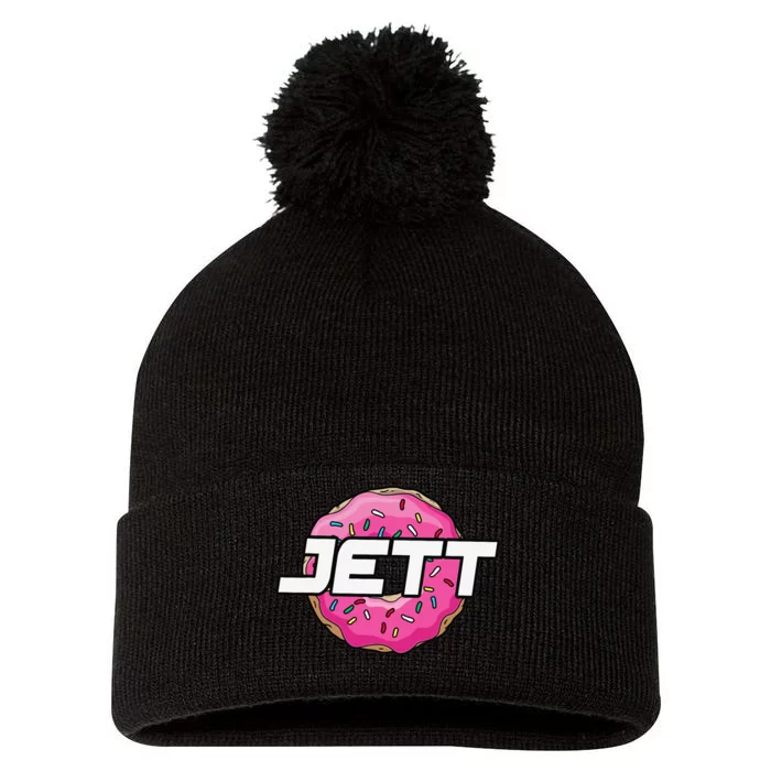 Jett Lawrence JL18 Motocorss Supercross Donut Pom Pom 12in Knit Beanie