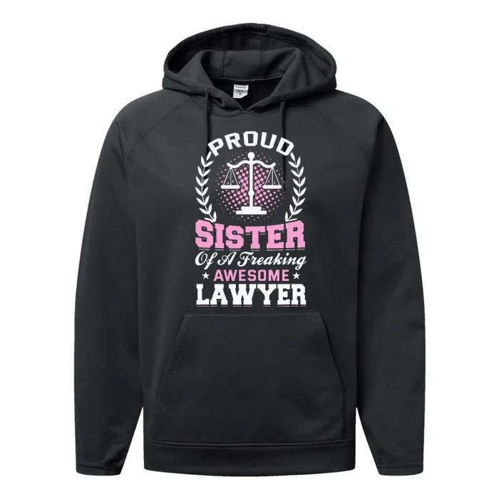 Justice Lawyer Jurist Attorney Prosecutor Paralegal Sister Performance Fleece Hoodie