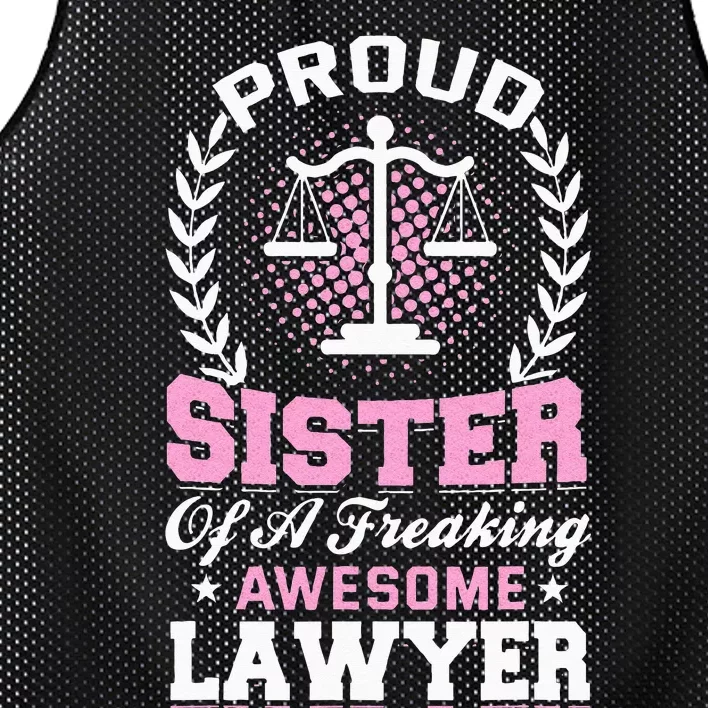 Justice Lawyer Jurist Attorney Prosecutor Paralegal Sister Mesh Reversible Basketball Jersey Tank