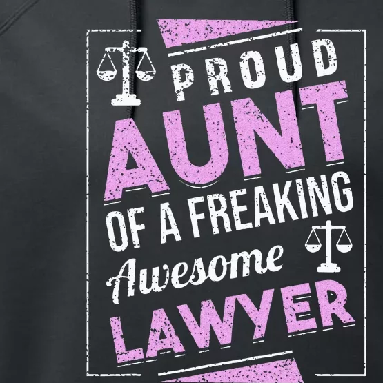 Justice Lawyer Jurist Attorney Prosecutor Paralegal Aunt Performance Fleece Hoodie