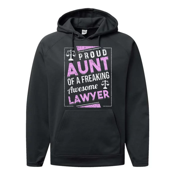 Justice Lawyer Jurist Attorney Prosecutor Paralegal Aunt Performance Fleece Hoodie