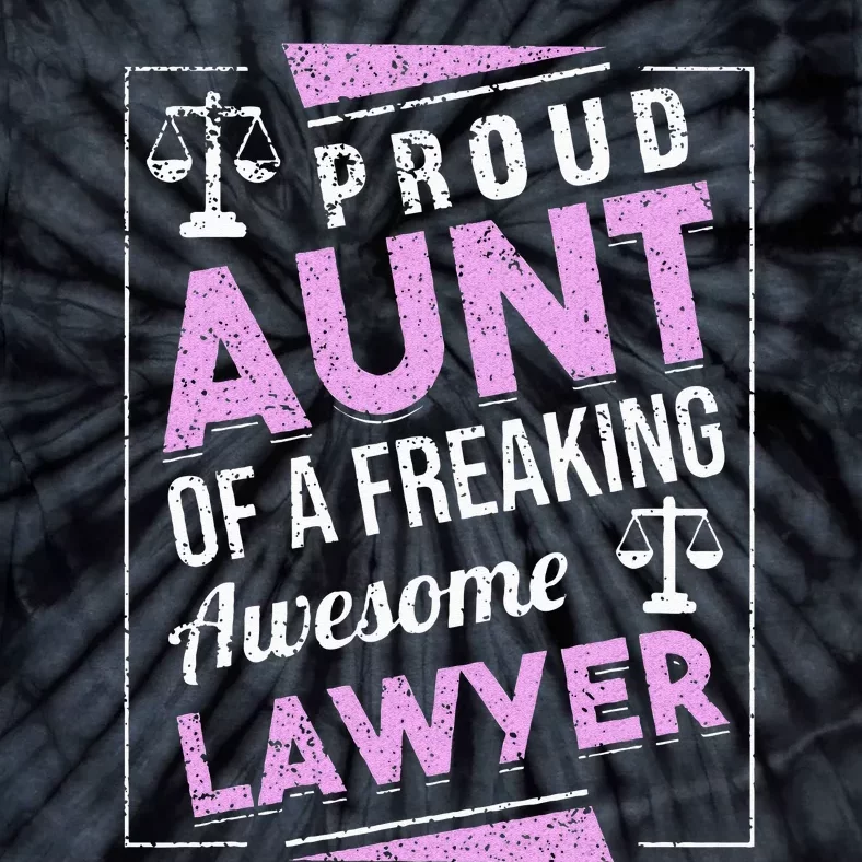 Justice Lawyer Jurist Attorney Prosecutor Paralegal Aunt Tie-Dye T-Shirt