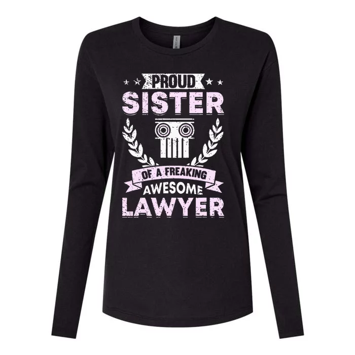 Justice Lawyer Jurist Attorney Prosecutor Paralegal Sister Womens Cotton Relaxed Long Sleeve T-Shirt